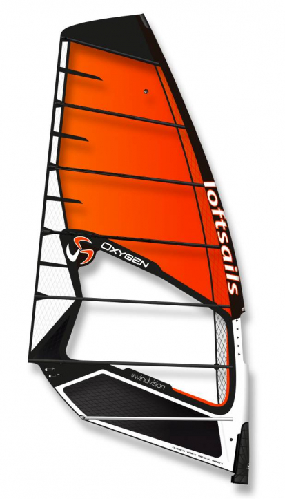Loftsails Oxygen 2023 Orange i gruppen Vindsurfing / Segel / Nya segel 2023/2024 hos Surfspot Sweden AB (LS060010480-R)