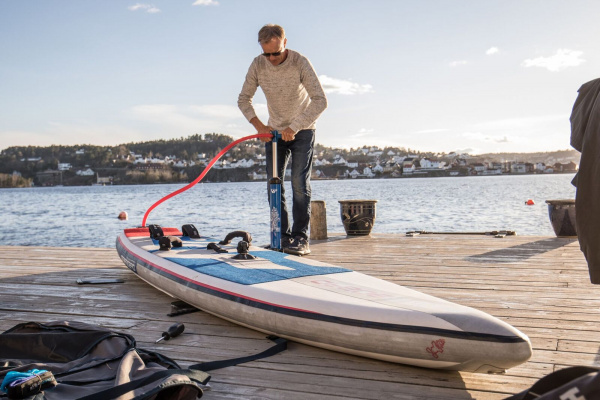 Kan man vindsurfa med en uppblåsbar sup?