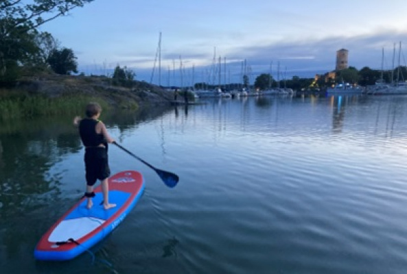 Uppblåsbar SUP till barn