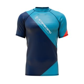 Starboard Mens Short Sleeve Lycra Teal i gruppen Våtdräktsprodukter / Underställ och rashguards / Rashguard / Rashguard herr hos Surfspot Sweden AB (1900220020026M)