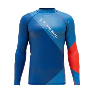 Starboard Boys Long Sleeve Lycra Team Blue i gruppen Våtdräktsprodukter / Underställ och rashguards / Rashguard / Rashguard barn hos Surfspot Sweden AB (1900220020051M)