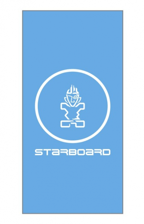 Starboard Beach Towel Baby Blue i gruppen Övrigt / Kläder hos Surfspot Sweden AB (1900220070296)