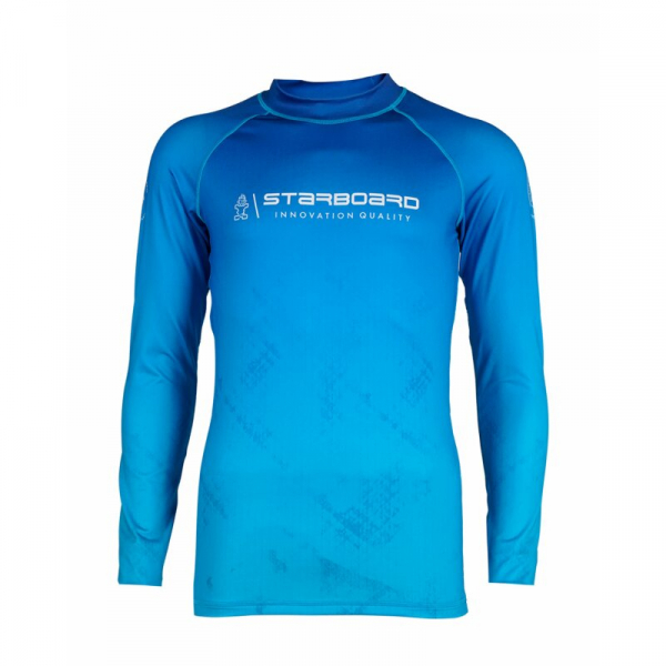 Starboard Men Long Sleeve Lycra Blue Carbon i gruppen Våtdräktsprodukter / Underställ och rashguards / Rashguard / Rashguard herr hos Surfspot Sweden AB (1900240120013M)