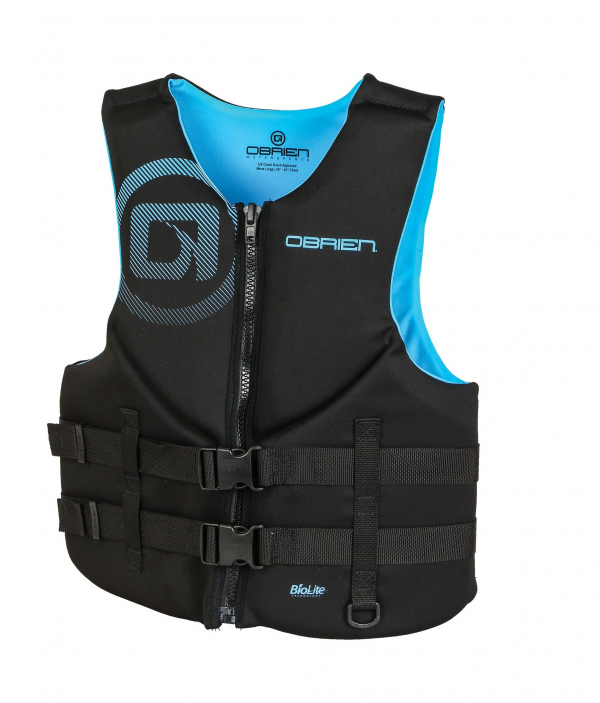 Obrien Mens Traditional Life Jacket Cyan i gruppen Våtdräktsprodukter / Flytvästar och impactvästar hos Surfspot Sweden AB (219216)