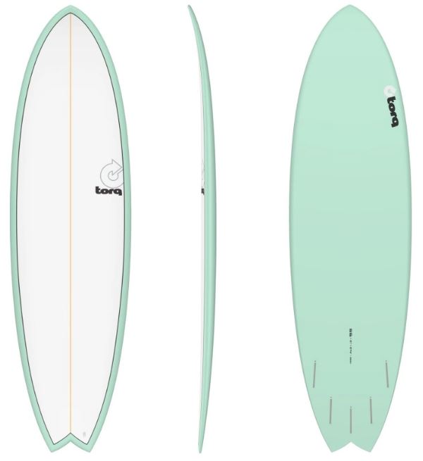 Surfbräda Torq Fish 6 6 Seagreen i gruppen Vågsurf / Vågsurfbrädor / Fun/ Fish / Minimal / Hybrid hos Surfspot Sweden AB (22016)