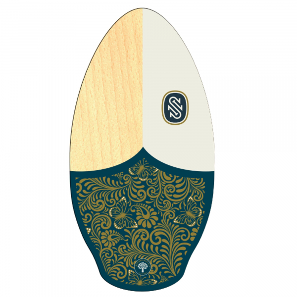 Skimboard SkimOne 41 105cm Butterflaui White Blue i gruppen Vågsurf / Skimboards hos Surfspot Sweden AB (23058)