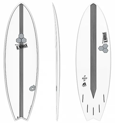 Channel Island X-lite PodMod 5.6 White i gruppen Vågsurf / Vågsurfbrädor / Fun/ Fish / Minimal / Hybrid hos Surfspot Sweden AB (23202)