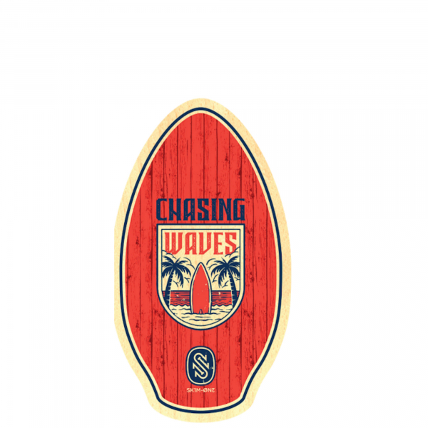 Skimboard SkimOne 35Inch 90cm Holz Chasing Waves i gruppen Vågsurf / Skimboards hos Surfspot Sweden AB (24013)