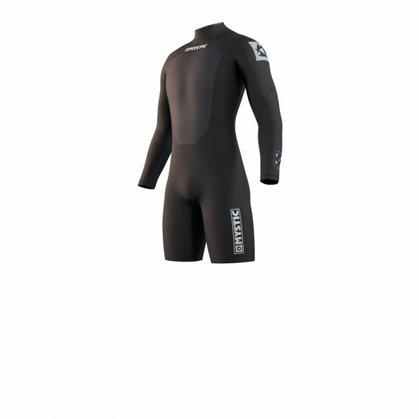 Mystic Brand Longarm Shorty 3/2mm Bzip Black i gruppen Våtdräktsprodukter / Våtdräkter / Våtdräkt herr / Våtdräkter sommar hos Surfspot Sweden AB (35000-210315-900)