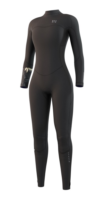 Mystic Dazzled Fullsuit 4/3mm Bzip Women Black 2022