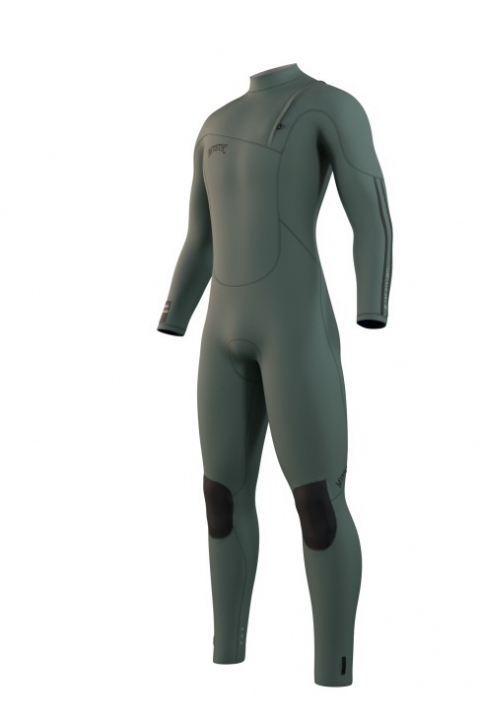 Mystic The One Fullsuit 5/3mm Zipfree Dark Olive i gruppen Våtdräktsprodukter / Våtdräkter / Våtdräkt herr / Våtdräkter vår/höst/vinter hos Surfspot Sweden AB (35000-230120-643)