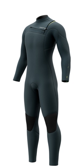 Mystic Majestic Fullsuit 4/3mm Fzip Dark Teal i gruppen Våtdräkt och tillbehör / Våtdräkt herr / Våtdräkter herr sommar hos Surfspot Sweden AB (35000-260020-698)