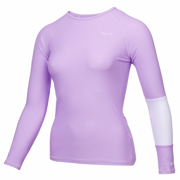 Mystic Jayde LS Rash Vest Women Pastel Lilac