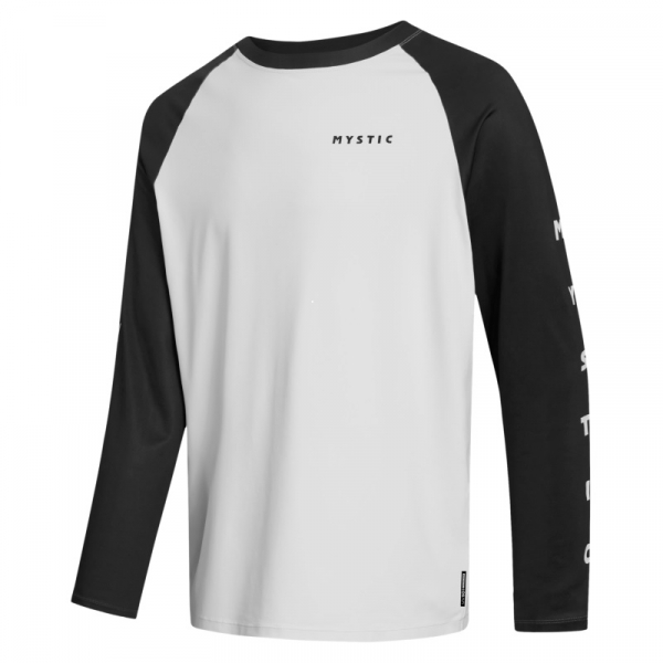 Mystic Bolt L/S Quickdry Black / White i gruppen Våtdräktsprodukter / Underställ och rashguards / Rashguards för solskydd  / Rashguard herr hos Surfspot Sweden AB (35001-240157-950)