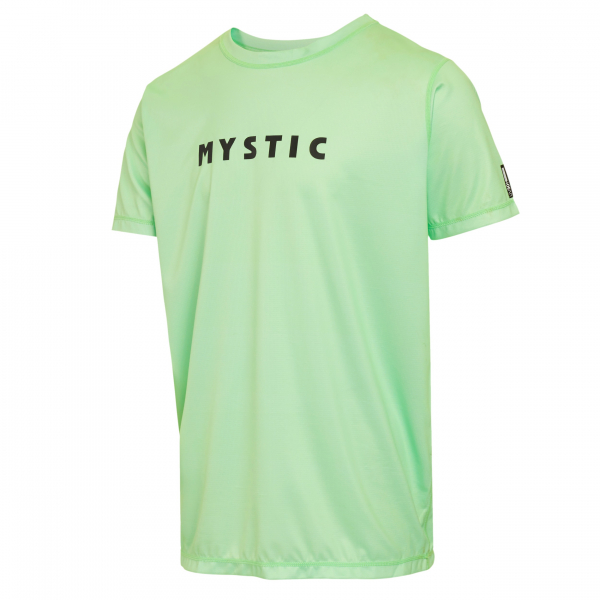 Mystic Star S/S Quickdry Lime Green i gruppen Våtdräktsprodukter / Underställ och rashguards / Rashguard / Rashguard herr hos Surfspot Sweden AB (35001-240159-601)
