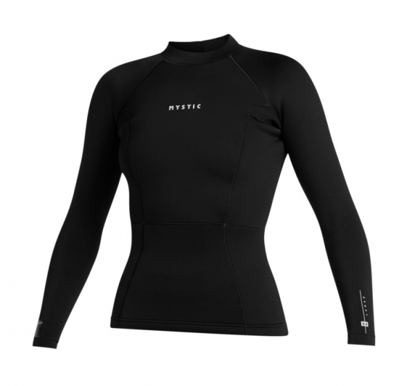 Mystic Lunar L/S Top Neoprene 2mm Women Black i gruppen Våtdräktsprodukter / Våtdräktstillbehör / Jackor och toppar hos Surfspot Sweden AB (35001-240224-900)