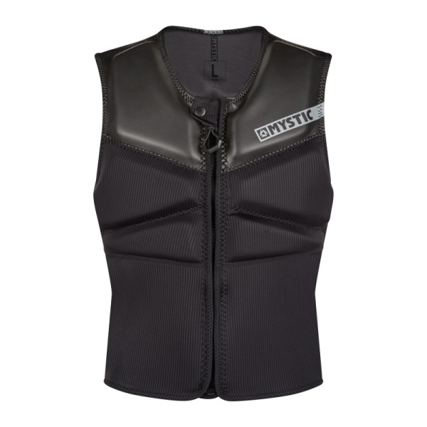 Mystic Block Impact Vest Fzip Kite Svart (Utgående) i gruppen Våtdräktsprodukter / Flytvästar och impactvästar / Västar för kite/wing/windsurf hos Surfspot Sweden AB (35005-200107-900)