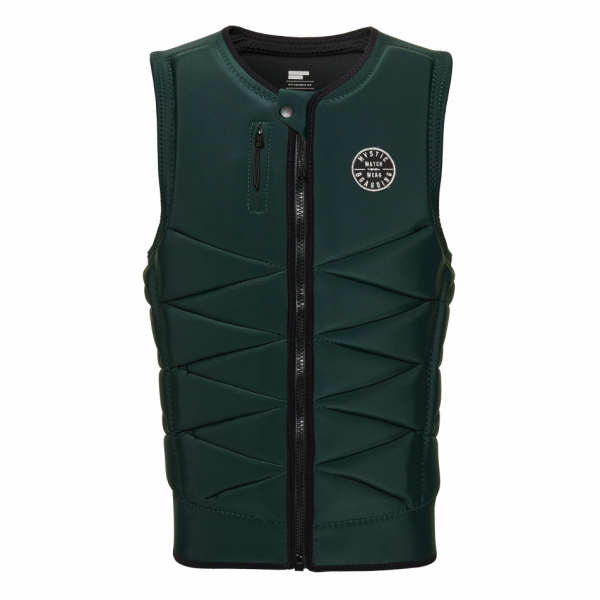 Mystic Outlaw Impact Vest Fzip Wake Dark Leaf