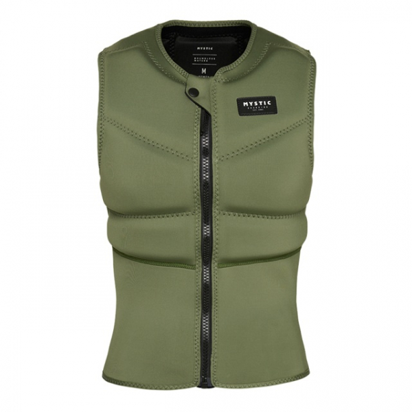 Mystic Star Impact Vest Fzip Women Olive Green i gruppen Våtdräkt och tillbehör / Flytvästar och impactvästar / Västar för kite/wing/windsurf hos Surfspot Sweden AB (35005-230232-640)