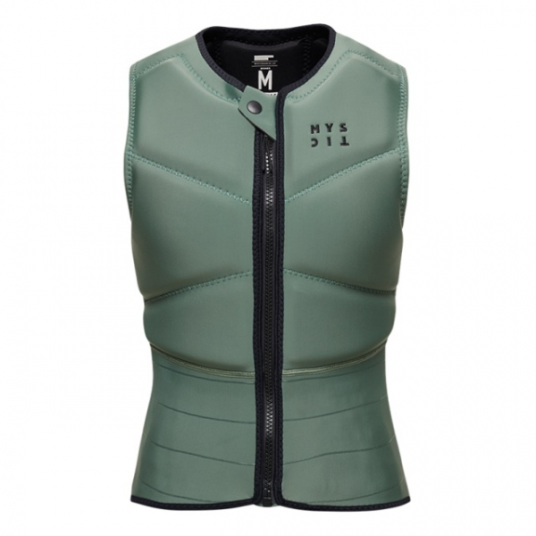 Mystic Star Impact Vest Fzip Women Dark Olive i gruppen Våtdräktsprodukter / Flytvästar och impactvästar / Västar för kite/wing/windsurf hos Surfspot Sweden AB (35005-230232-643)
