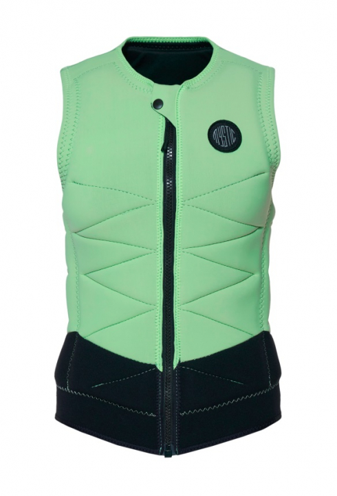 Mystic Juice Impact Vest Fzip Wake Women Lime Green i gruppen Wake/Tub / Tillbehör Wake och Vattenskidor / Hjälmar och Impactvästar hos Surfspot Sweden AB (35005-240221-601)