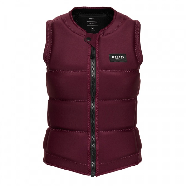 Mystic Star Impact Vest Fzip Wake Women Oxblood Red i gruppen Våtdräkt och tillbehör / Flytvästar och impactvästar / Västar för wake/vattenskoter hos Surfspot Sweden AB (35005-240246-322)