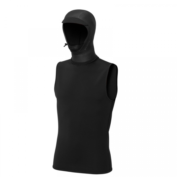 Mystic Neoprene Top with hood 3/2mm Black i gruppen Våtdräktsprodukter / Underställ och rashguards / Underställ för värme hos Surfspot Sweden AB (35016-230016-900)