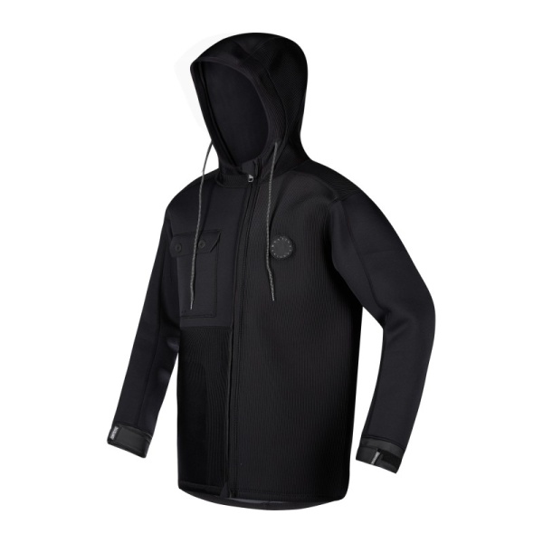 Mystic Ocean Jacket Black i gruppen Våtdräktsprodukter / Våtdräktstillbehör / Jackor och toppar hos Surfspot Sweden AB (35017-210091-900)