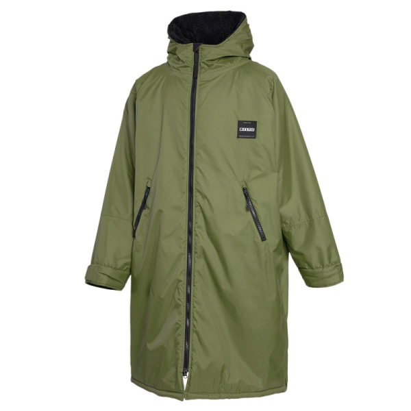 Mystic Poncho Explore Olive Green i gruppen Våtdräkt och tillbehör / Våtdräktstillbehör / Poncho och handdukar / Mystic Poncho Explore hos Surfspot Sweden AB (35018-240400-640)