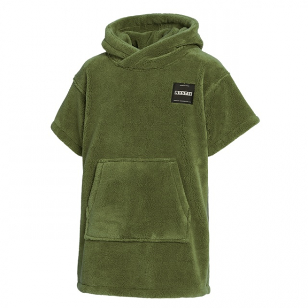 Mystic Poncho Teddy Kids Olive Green i gruppen Våtdräkt och tillbehör / Våtdräktstillbehör / Poncho och handdukar hos Surfspot Sweden AB (35018-240420-640)