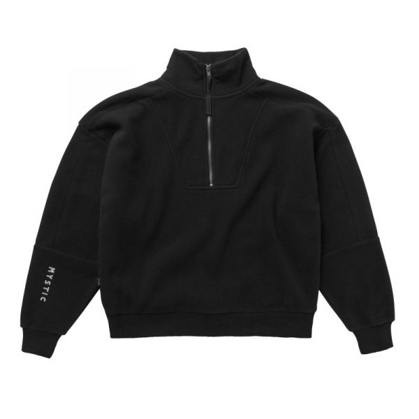 Mystic The Heat Zip Up Sweat Black i gruppen Övrigt / Kläder / Tröjor hos Surfspot Sweden AB (35104-230076-900)