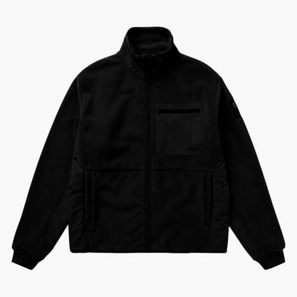 Mystic DTS Fleece Zip Thru Sweat Black i gruppen Övrigt / Kläder / Jackor hos Surfspot Sweden AB (35104-260100-900)