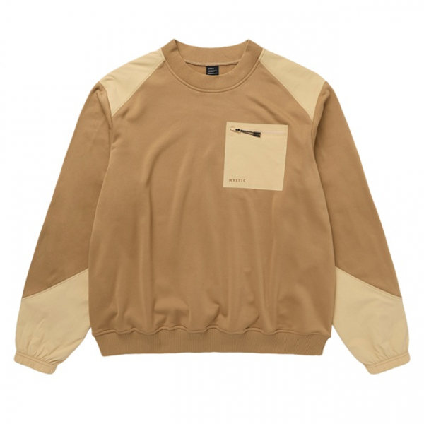 Mystic Conflux Crew Sweat Slate Brown i gruppen Övrigt / Kläder / Tröjor hos Surfspot Sweden AB (35104-260120-730)