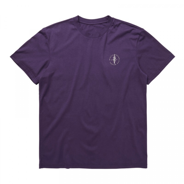 Mystic The Serpent Tee Deep Purple i gruppen Övrigt / Kläder / Tröjor hos Surfspot Sweden AB (35105-230056-512)