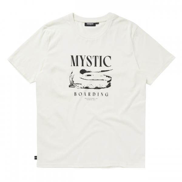 Mystic Kraken Tee Off White i gruppen Övrigt / Kläder / Tröjor hos Surfspot Sweden AB (35105-230156-109)