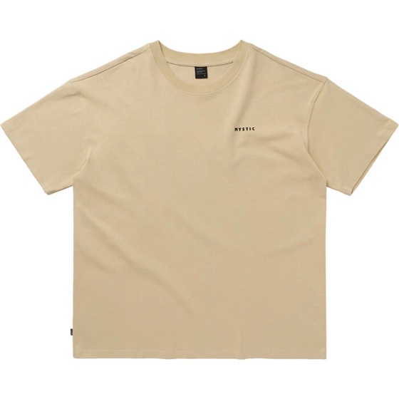 Mystic Profile Tee Pale Khaki i gruppen Övrigt / Kläder / Tröjor hos Surfspot Sweden AB (35105-240178-708)