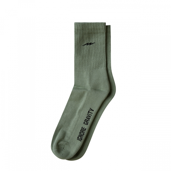 Mystic Lowe Socks Olive Green i gruppen Övrigt / Kläder / Flip flops och accessoarer hos Surfspot Sweden AB (35108-220199-640)