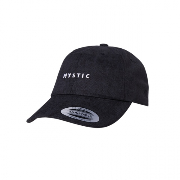 Mystic Washed Cap Black i gruppen Övrigt / Kläder / Kepsar, hattar och mössor hos Surfspot Sweden AB (35108-260825-900)