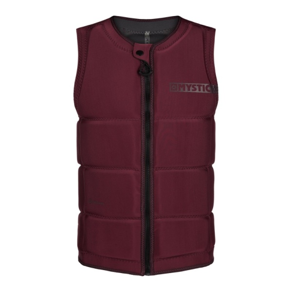 Mystic Star Impact Vest Fzip Wake CE Oxblood Red i gruppen Våtdräktsprodukter / Flytvästar och impactvästar hos Surfspot Sweden AB (35205-200182-322)