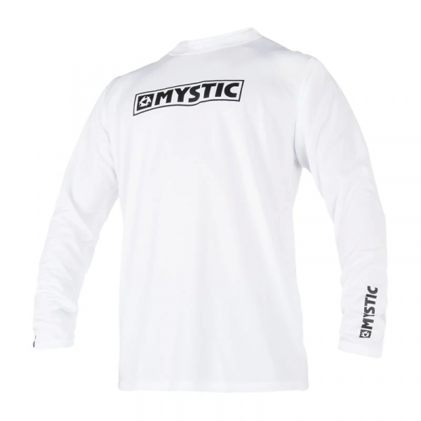 Mystic Star L/S Quickdry White XL (Utgående) i gruppen Våtdräktsprodukter / Underställ och rashguards / Rashguards för solskydd  / Rashguard herr hos Surfspot Sweden AB (35401-180106-100-XL)