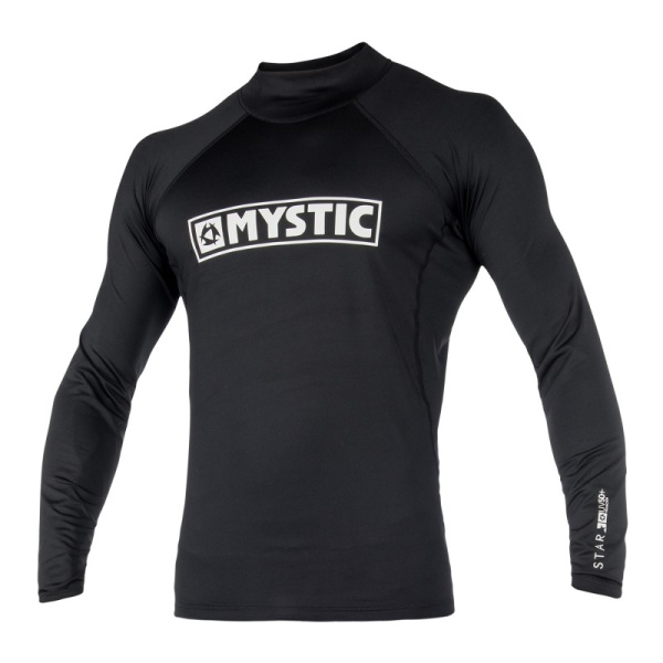 Mystic Star L/S Rashvest Junior Black i gruppen Våtdräktsprodukter / Underställ och rashguards / Rashguards för solskydd  / Rashguard barn hos Surfspot Sweden AB (35401-180113-900)