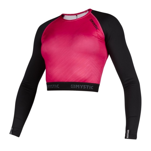 Mystic Diva L/S Croptop Rashvest Azalea i gruppen Våtdräktsprodukter / Underställ och rashguards / Rashguard / Rashguard dam hos Surfspot Sweden AB (35401-190102-575)