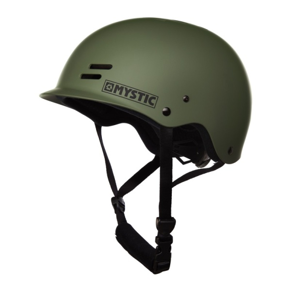 Mystic Predator Helmet Dark Olive i gruppen Våtdräktsprodukter / Våtdräktstillbehör / Vattensporthjälmar hos Surfspot Sweden AB (35409-180162-643)