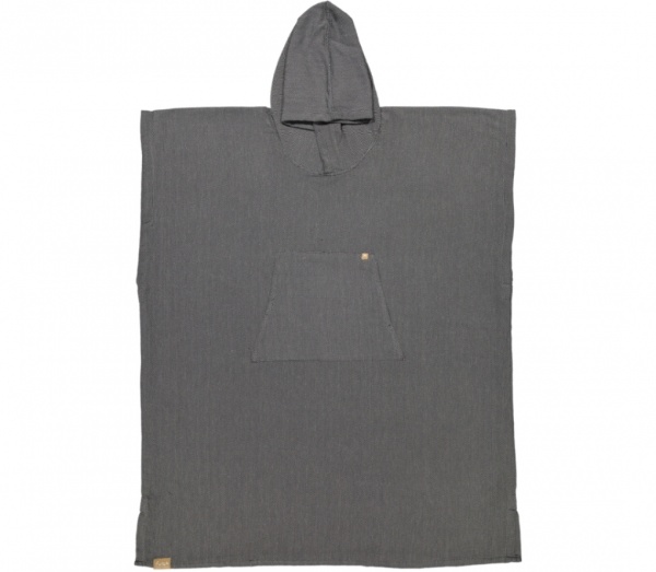 Futah Poncho Ericeira Black i gruppen Våtdräktsprodukter / Våtdräktstillbehör / Poncho och handdukar hos Surfspot Sweden AB (5600373060882)