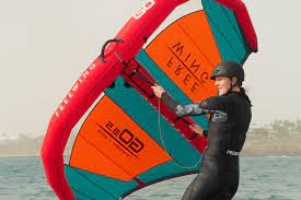 Starboard Freewing Go Orange and Teal 3,5 (uthyrning) i gruppen Foil / Wing foil / Uthyrning Vingfoil hos Surfspot Sweden AB (7030220101007D)