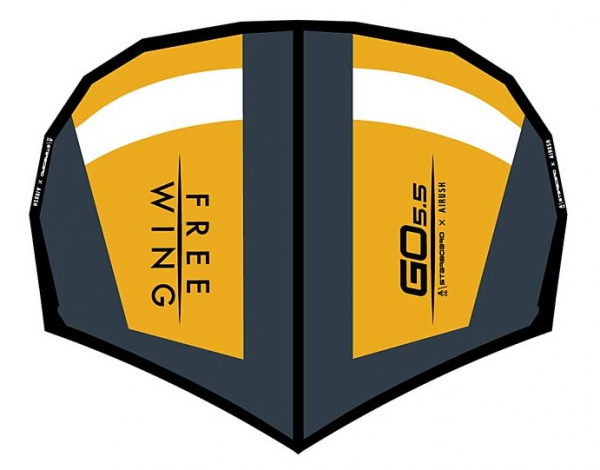 Starboard Freewing Go Gray and Yellow i gruppen Foil / Wingfoil / Vingar för Wingfoil hos Surfspot Sweden AB (7030220101014M)