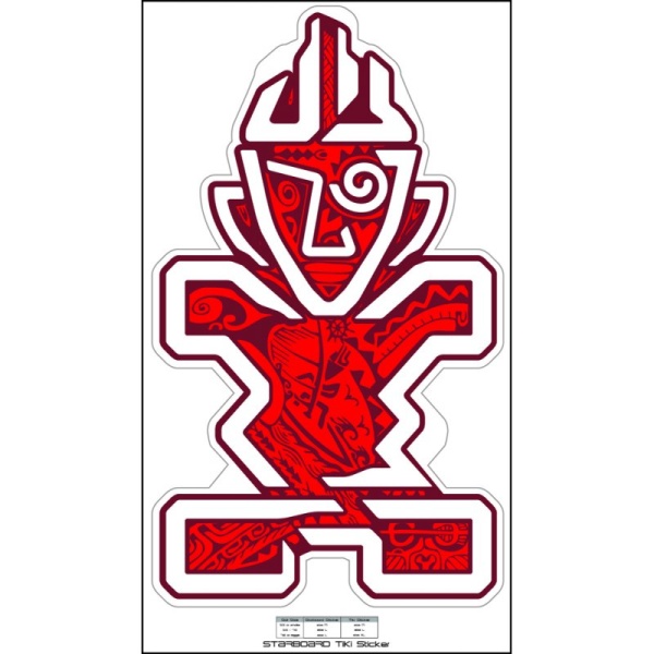 Starboard Tiki Sticker L i gruppen Vindsurfing / Tillbehör vindsurf / Övrigt Vindsurf hos Surfspot Sweden AB (9000000001057)