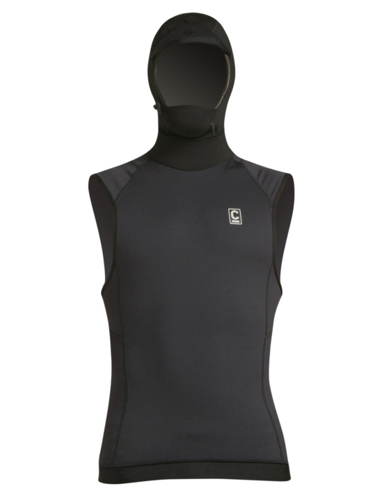 C-Skins Thermal Skins Mens Hooded Vest i gruppen Våtdräktsprodukter / Underställ och rashguards / Underställ för värme hos Surfspot Sweden AB (C-HDIMH)