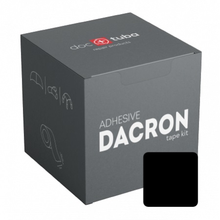 Dr. Tuba Dacron tape Svart i gruppen Foil / Wingfoil / Delar för uppgradering och reparation / Lagningskitt, tejp, lim wingfoil hos Surfspot Sweden AB (DRTDABLK1550)