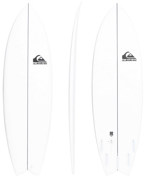 Quiksilver Bat 6 0 i gruppen Vågsurf / Vågsurfbrädor / Fun/ Fish / Minimal / Hybrid hos Surfspot Sweden AB (EGL20BAT60-WHT)